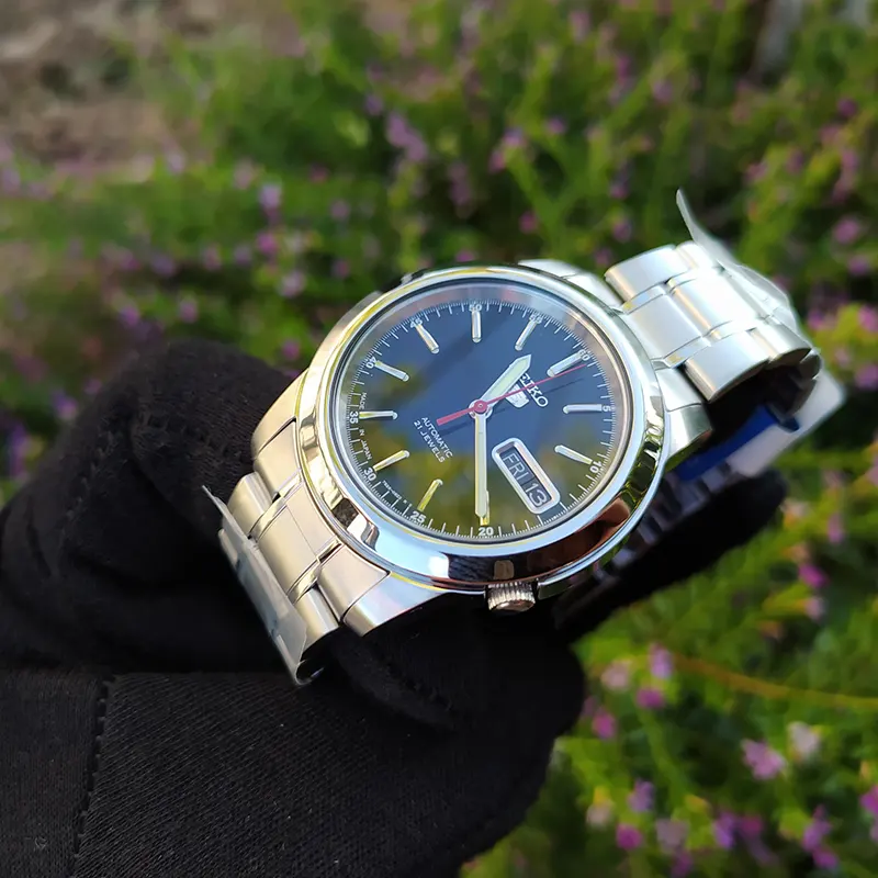 Seiko 5 Automatic Black Dial Men's Watch- SNKE53J1